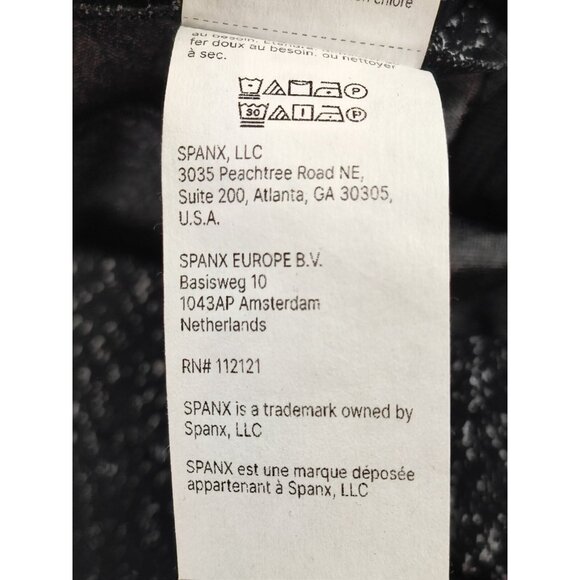 Spanx Women's Ponte Barrel Leg Black Pants Size L - Picture 8 of 11